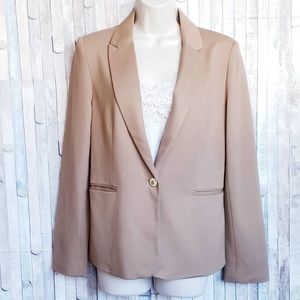 Philosophy tan stretch blazer